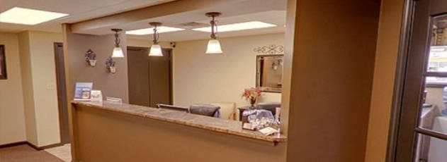 interior of the dental office.